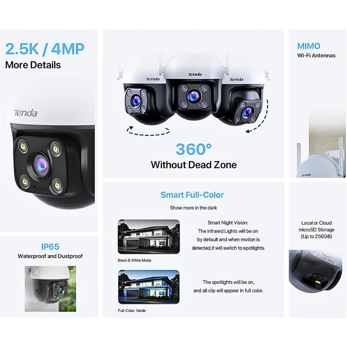 Camara Full HD-360° TENDA